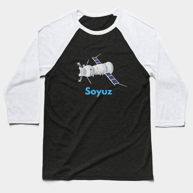 Soyuz Spacecraft Baseball T-Shirt by NorseTech